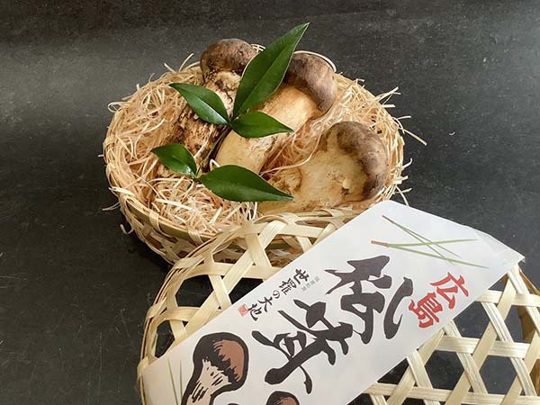 広島県産の松茸